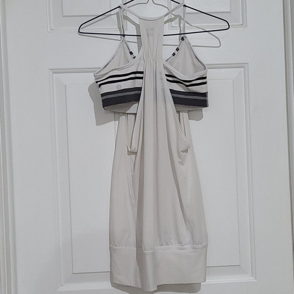 Lululemon No Limits Tank White Groovy Stripe - Picture 6 of 10
